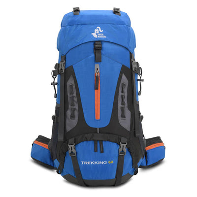 SwissTactix™ 60L robuster Wanderrucksack mit verstellbaren Trägern und wasserabweisendem Design.