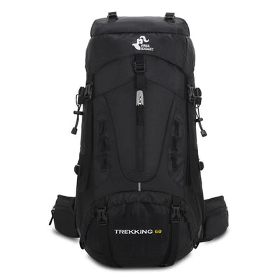 SwissTactix™ 60L robuster Wanderrucksack mit verstellbaren Trägern und wasserabweisendem Design.